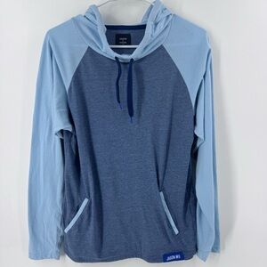 Jason Wu - EvaAir Two-Tone lightweight Blue Hoodie‎